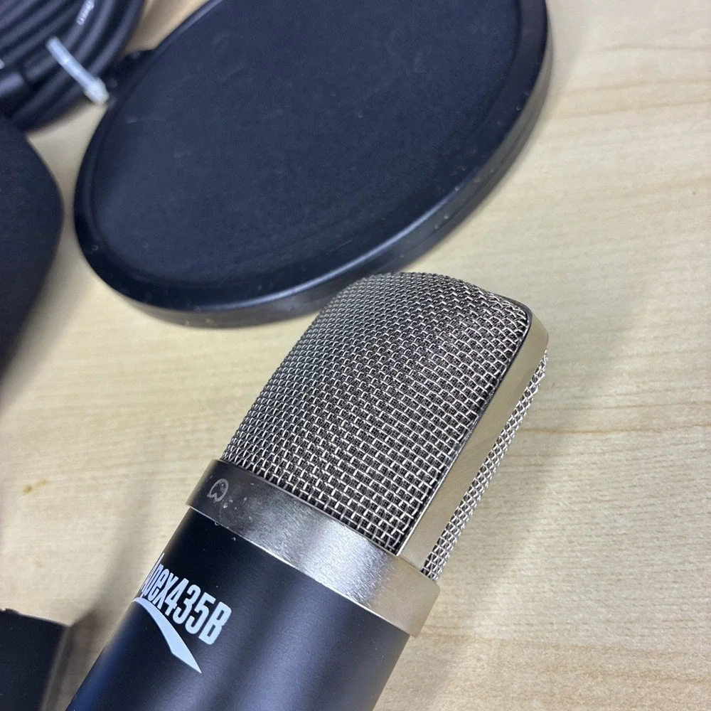 Apex 435B Large Gold Diaphragm Condenser Microphone – Studio-Quality Sound!